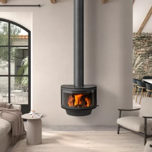 Rocal Ronde Frontal Wood Stove