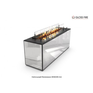 Floor biofireplace Render-m4 GlossFire