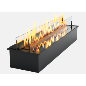 Designer mechanical biofireplace Slider glass 900 Gloss Fire